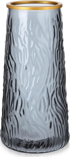 Clear glass flower - flower, vase