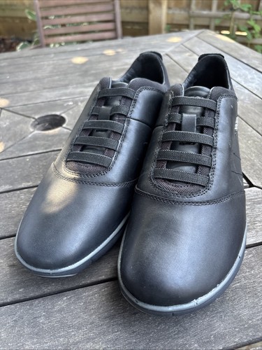 Geox men black leather - men’s,