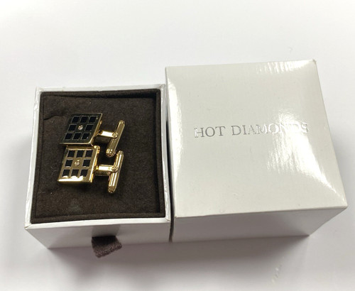 Vintage men cufflinks gold - men's,