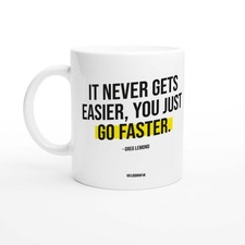 It never gets easier, you just