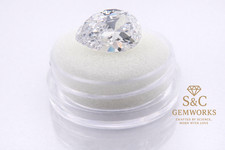 Pear Cut Colourless Cubic