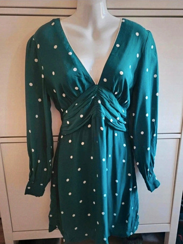 Topshop green polka dot - polka,