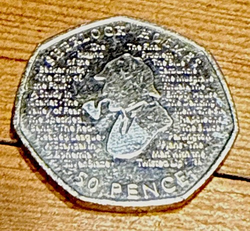 Sherlock holmes 50p coin - sherlock,
