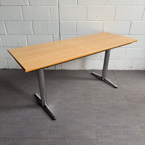 Light beech meeting table - beech, table-