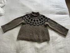 Toast Grey Navy Blue Fleck