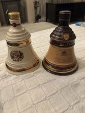 2x Bells Whiskey Decanters 