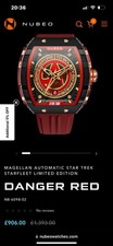 Nubeo NB-6098-03 Mens Watch Star Trek Starfleet Automatic Limited 48mm 5ATM