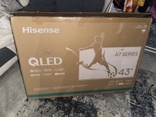 Hisense Smart TV 4K 43A7NQTUK 43" Ultra HD QLED HDR Black