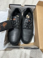 Trojan H53 Stitch to Toe Black Safety Shoes Size 12 Brand New With Box