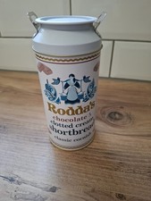 Rodda's Cornish Clotted Cream And Chocolate Shortbread Biscuit Tin 200g ( Empty)