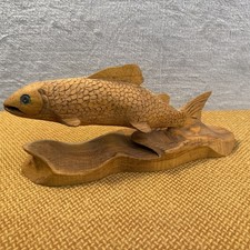 Vintage Hand Carved Fish ~