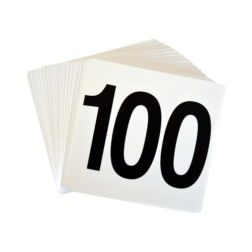 Wedding table number cards 1 - number,