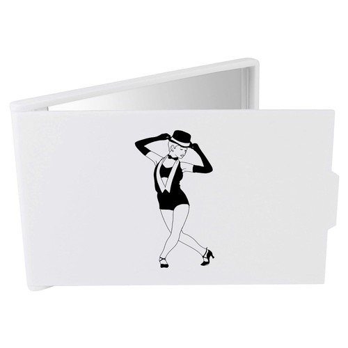 Tap dancing woman compact - 'tap, woman'