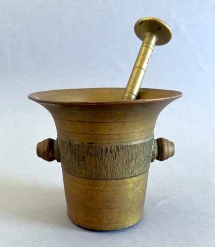 Antique bronzemörser with - bronzemörser,