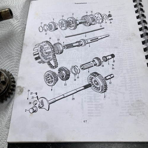 Honda cl77 gear box - honda, cb/cl77/72
