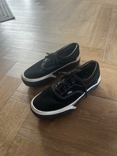 VANS ERA STACKED PLATFORM UK 5 BLACK/WHITE SUEDE RUBBER TRAINER SHOES*