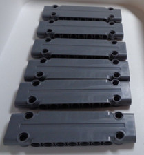 LEGO TECHNIC Parts & Pieces 6127205 - 15458 Flat Panel 3x11 Dark Stone Grey x6