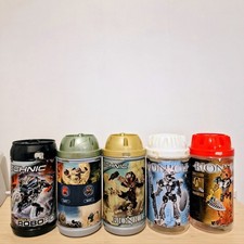 LEGO Bionicle & Technic Canisters Lot x5 - 8571, 8531. 8535, 8572, 8512
