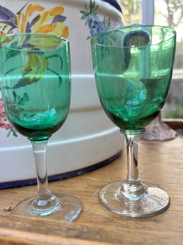 Two antique victorian bristol - two,