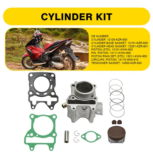 Cylinder piston gasket kit for - cylinder,