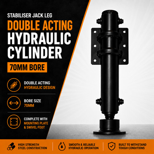 Hydraulic double acting - double,
