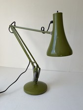Original Herbert Terry & Sons Anglepoise 90 Desk Lamp Sage Green 1970s *Working*