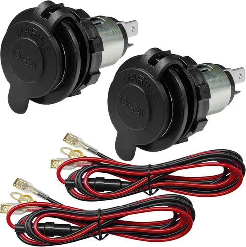12v car cigarette - (2,