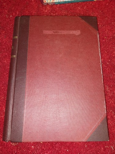 Vintage ledger book - book, leather