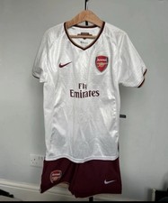 Rare Authentic Retro Arsenal kids away kit size L (6/7). Herbert Chapman Edition