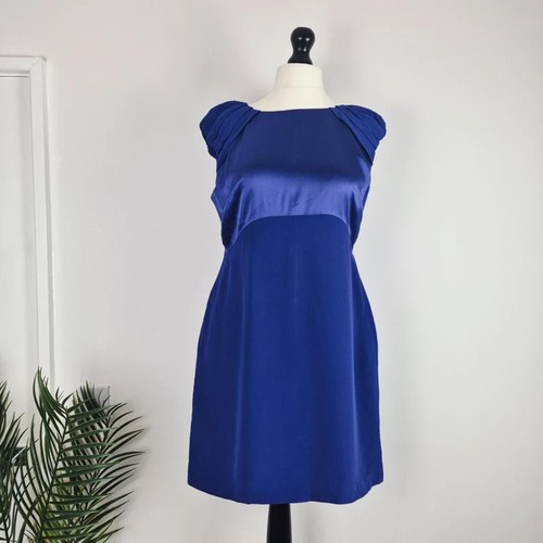 Coast purple satin dress - coast,
