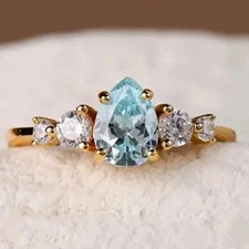 2.37 Ct Pear Cut Aquamarine