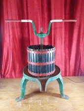 Antique Extra Large Cast Iron Fruit Press