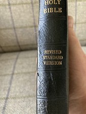 Holy Bible with zip cover - excellent condition 1971 inscription 