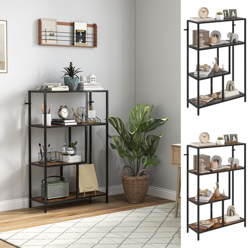 Tier bookshelf with metal - bookshelf,