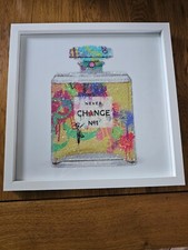 Perfume picture white frame