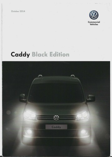 Volkswagen caddy black - black, edition