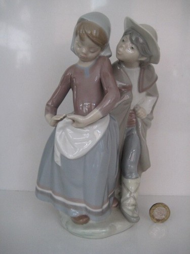 Retired lladro boy - retired, girl