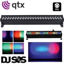 QTX C-BAR 24 x 3W RGB DMX LED 1M Bar Batten Uplighter Wall Washer DJ Disco Light