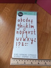 SIZZIX THINLITS DIE SET 30PK - DELICATE LETTERS #2 (661041)