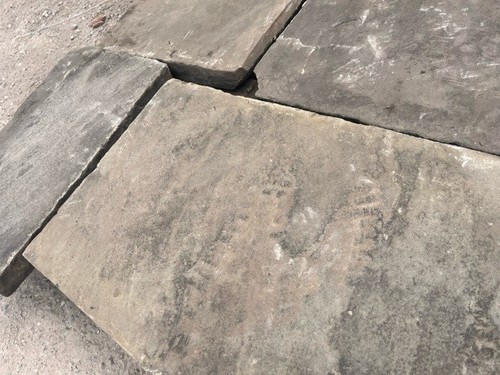 Reclaimed yorkstone flags