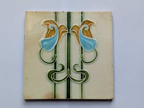 Antique art nouveau tubelined - art,