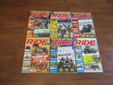 Ride Motorbike Magazine x6 2022/2024 Sports Bikes KTM 890 Adventure Yamaha R7