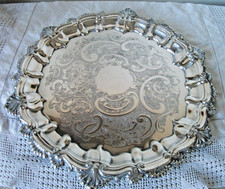 SILVERPLATED VINTAGE ROUND