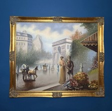 Vintage Parisian Street Scene