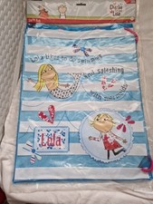 CBBC Charlie & Lola vinyl swim bag mermaid Lauren Child NEW vintage