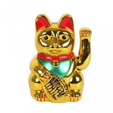 Chinese Lucky Waving Cat – Invite Wealth & Fortune Energy - 15cm