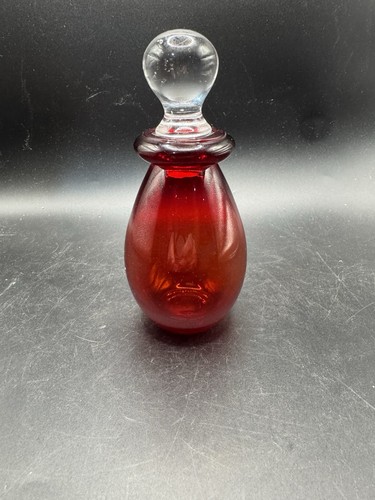 Vintage blenko ruby red - vintage, glass