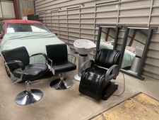 Belmont Electrictric Barber Chair Salon Chairs Hair Wash Pedestal Mirrors Basin