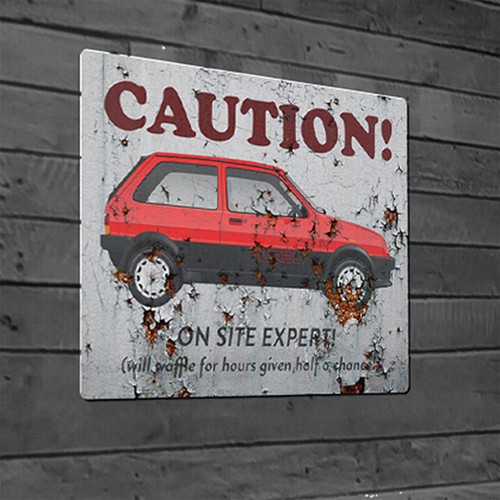 Man cave metal sign - cave, disco