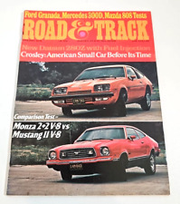 1975 Road And Track Magazine January Datsun 280Z Monza 2+2 Mustang Vintage Auto